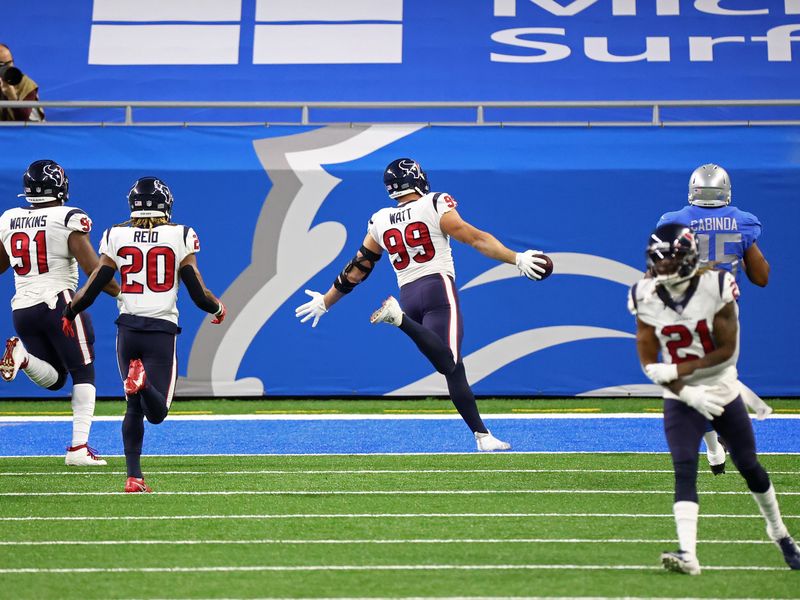 Watson's 4 TD passes leads Houston Texans past the Detroit Lions