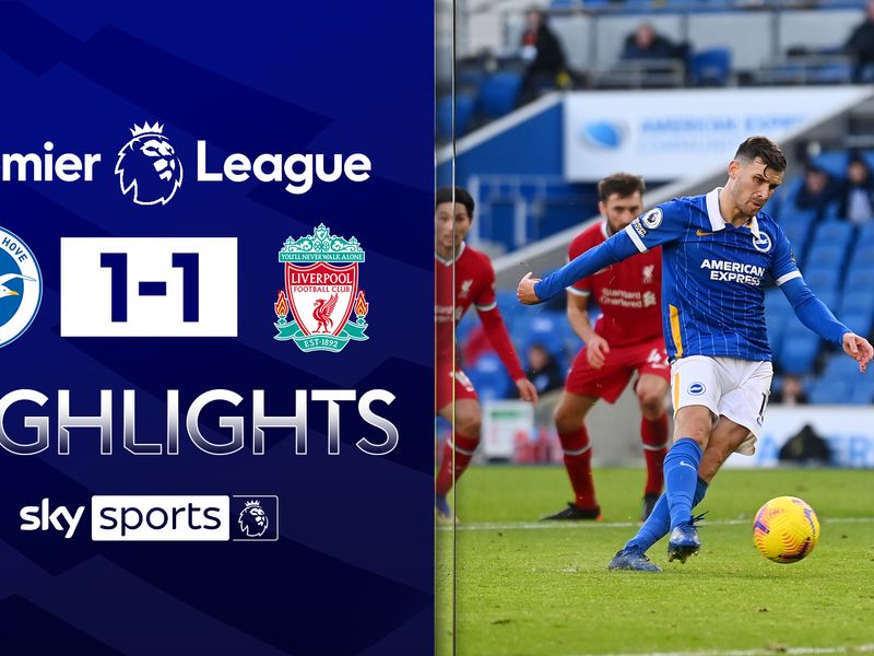 free to watch highlights from brighton s draw against liverpool in the premier league