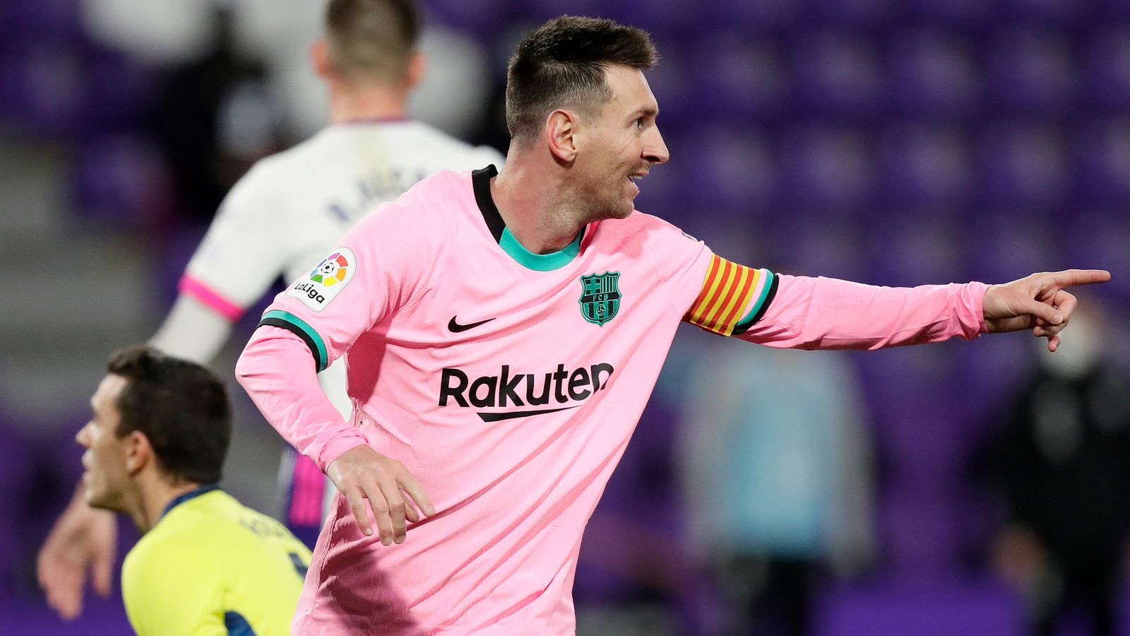 Real Valladolid 0-3 Barcelona: Lionel Messi breaks Pele's long-standing