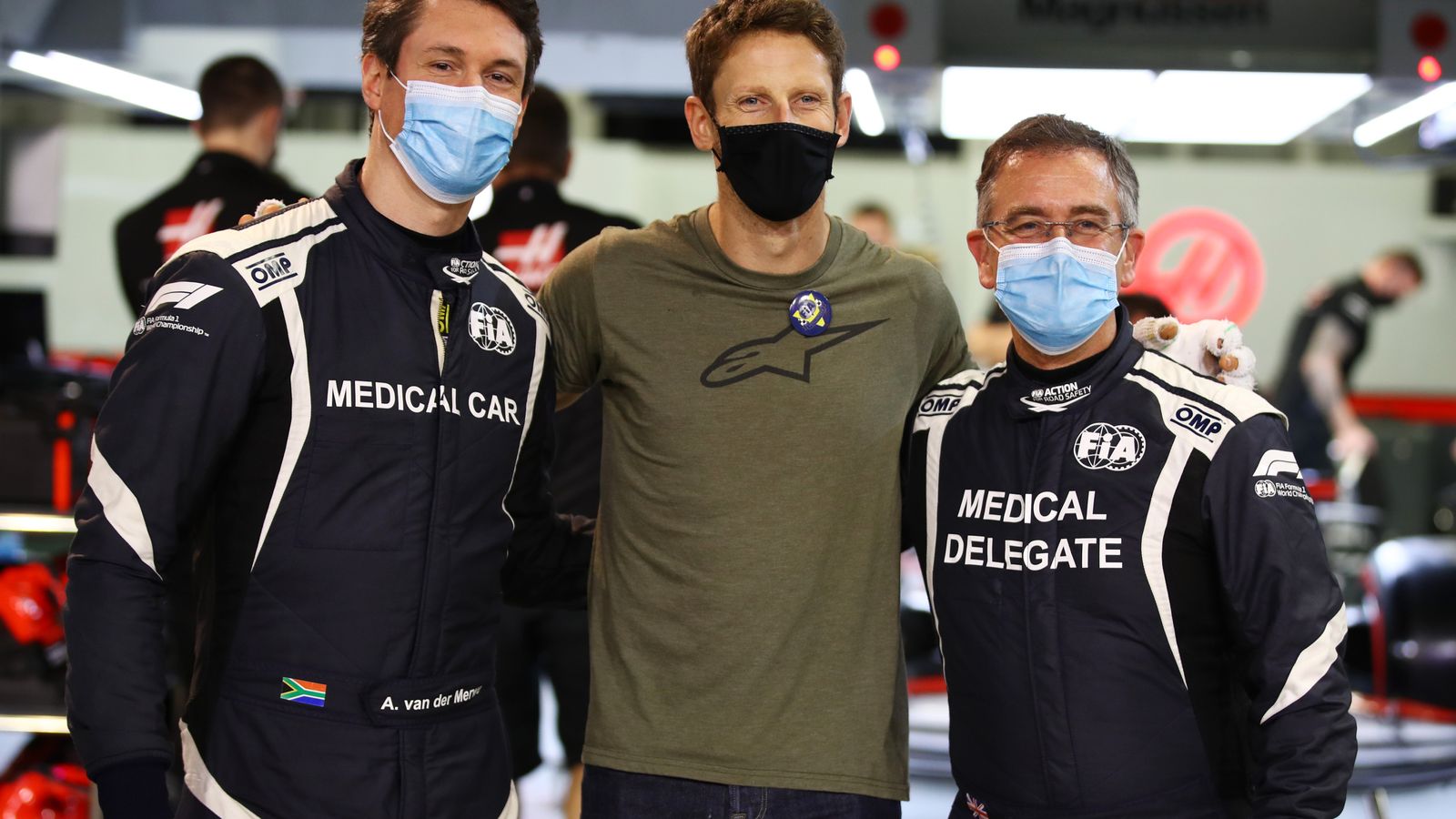 Romain Grosjean Returns To Bahrain Track Just Four Days After Horror F1 ...