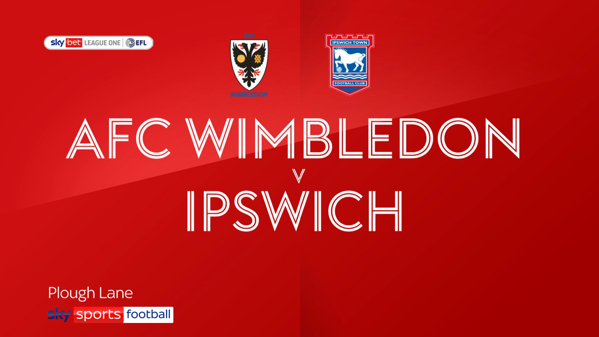 Afc Wimbledon 3 0 Ipswich Dons Beat 10 Man Tractor Boys To Boost Survival Hopes Football News Sky Sports