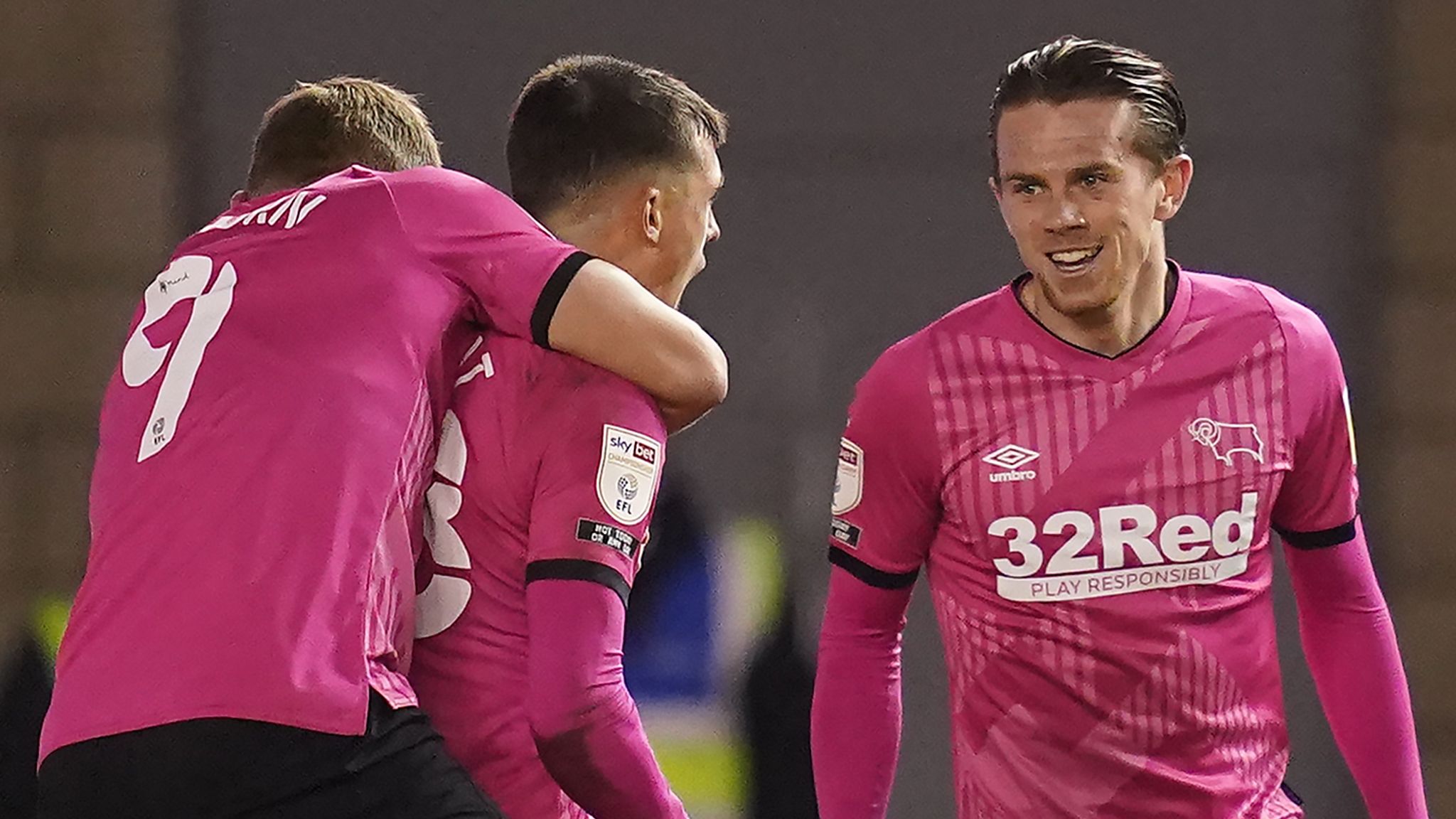 Millwall 0 1 Derby County Wayne Rooney Earns First Win As Interim Rams Boss Football News Sky Sports