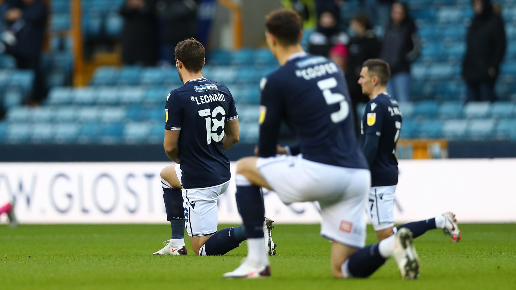 Millwall Players Still Plan To Take A Knee Before Qpr Clash Despite Boos At Derby Game Football News Sky Sports