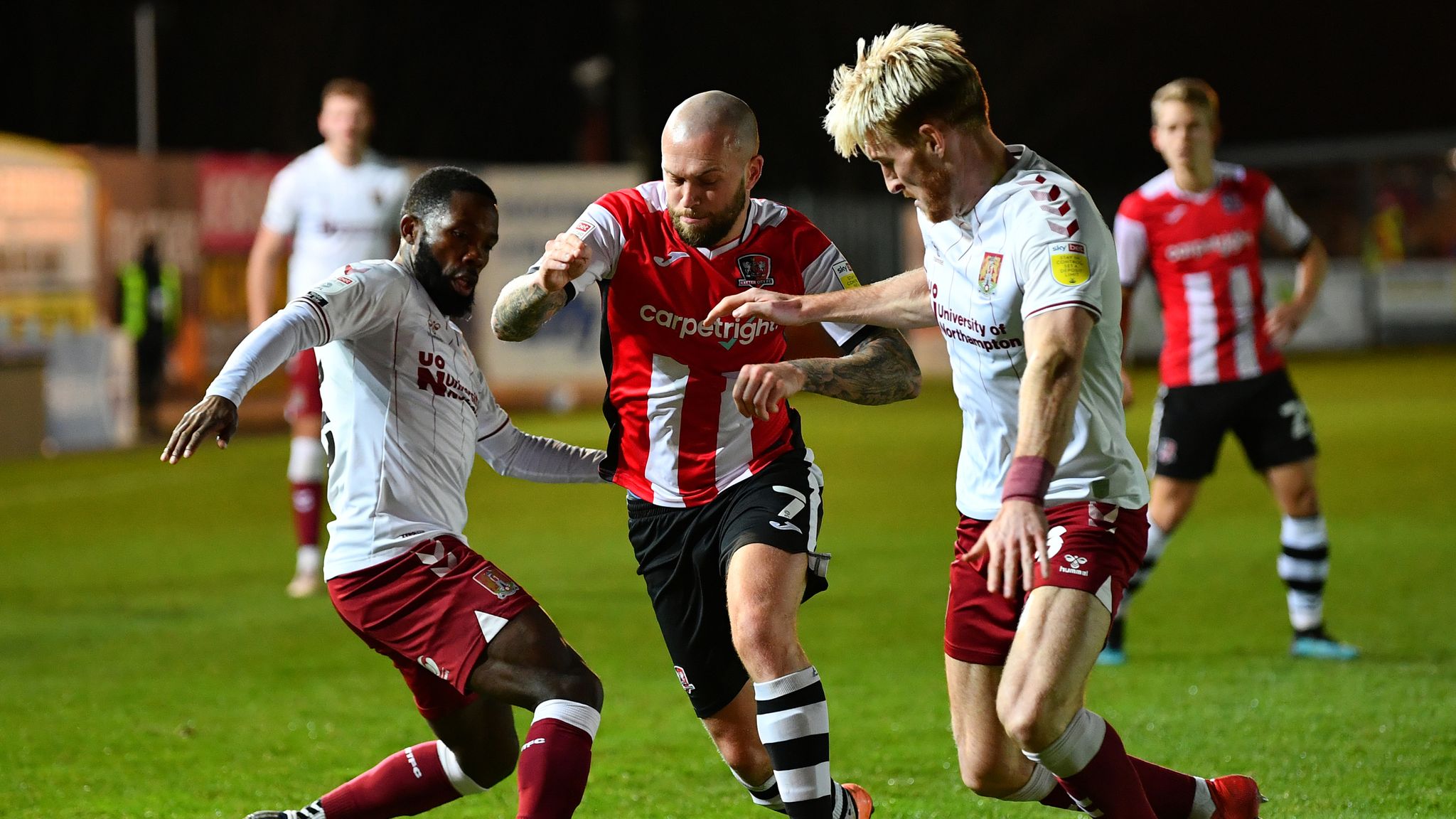Exeter City Investigate Alleged Racist Comment Directed At Northampton Player Football News Sky Sports