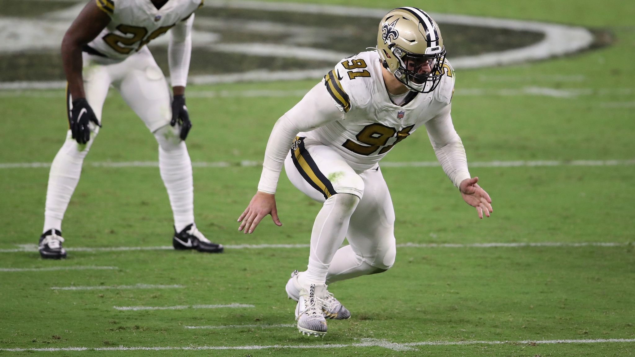 New Orleans Saints use all-white uniforms for 1st time in 2020 season