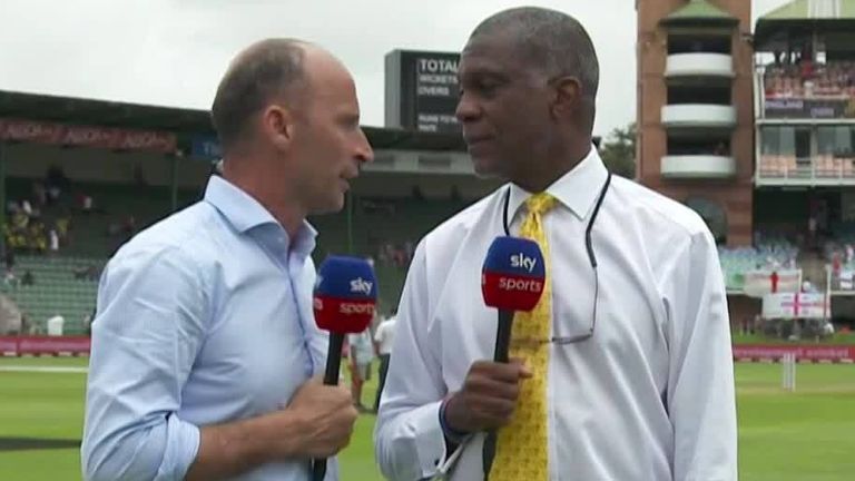 Nasser Hussain and Michael Holding
