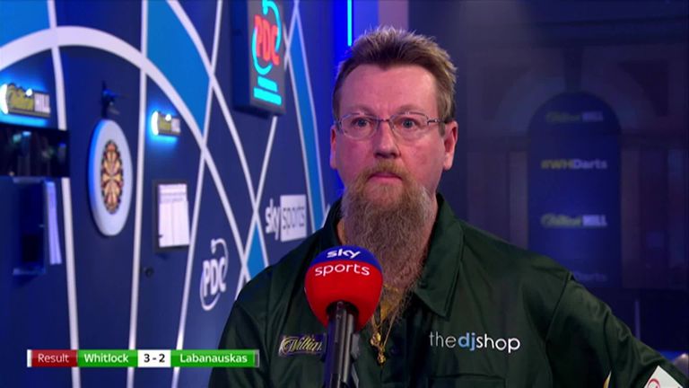 Simon Whitlock insisted he had to be at his best to beat Darius Labanauskas