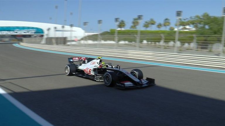Schumacher on track in Abu Dhabi