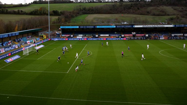 Wycombe fans will be allowed into Adams Park on Wednesday evening 