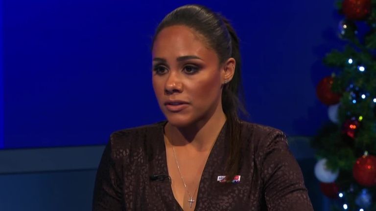 Alex Scott, chat de estudio del Super Sunday, Rainbow Laces