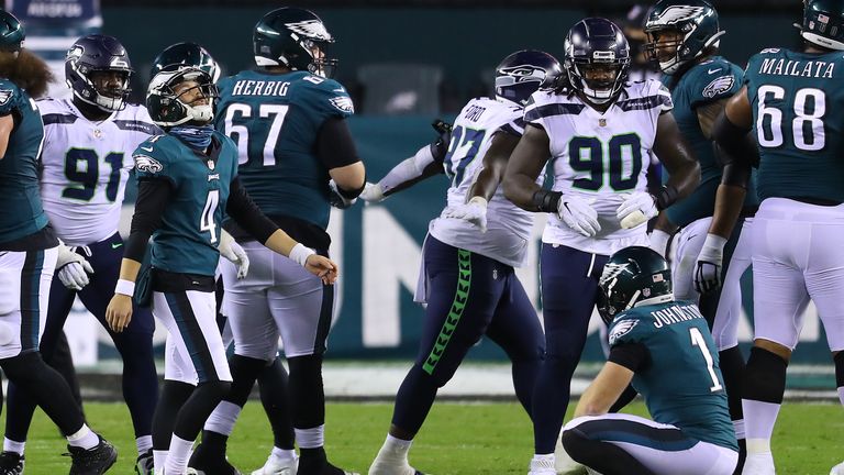 Highlights as the Seattle Seahawks beat the Philadelphia Eagles 23-17 on Monday in the NFL at Lincoln Financial Field.