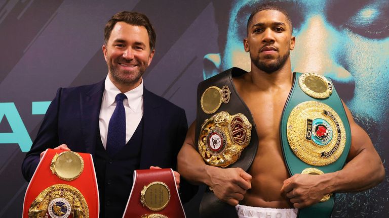 Anthony Joshua, Eddie Hearn 