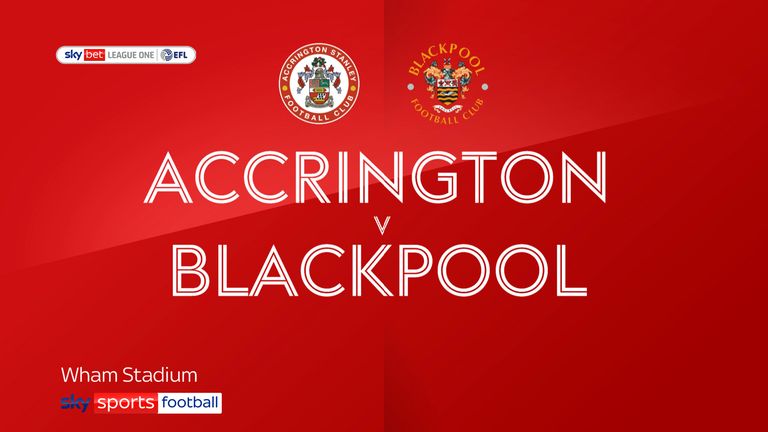 Accrington Stanley v Blackpool