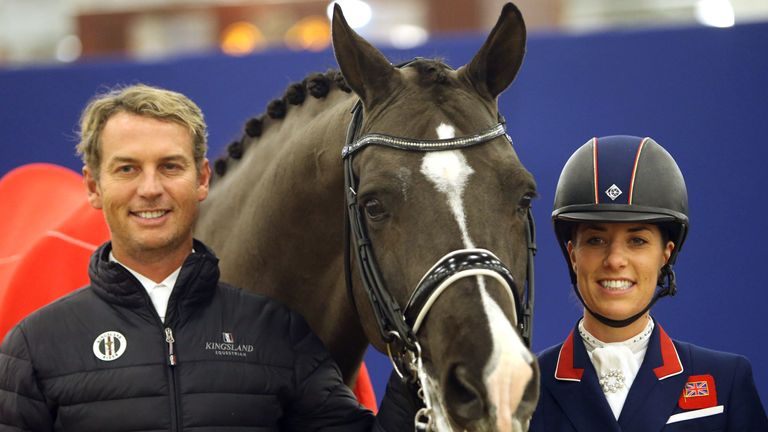 Carl Hester with Valegro and Charlotte DuJardin 