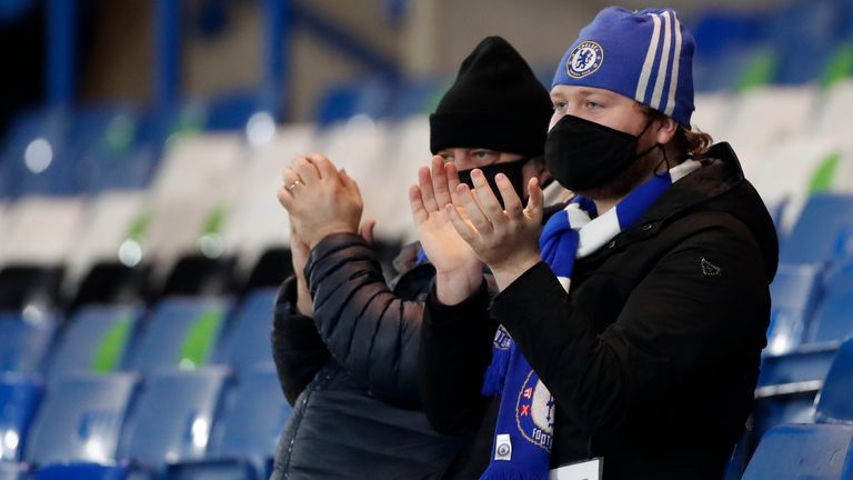Chelsea fans back at Stamford Bridge