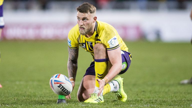 Picture by Isabel Pearce/SWpix.com - 13/03/2020 - Rugby League - Betfred Super League - Salford Red Devils v Wigan Warriors - AJ Bell Stadium, Salford, England - Wigan's Chris Hankinson.