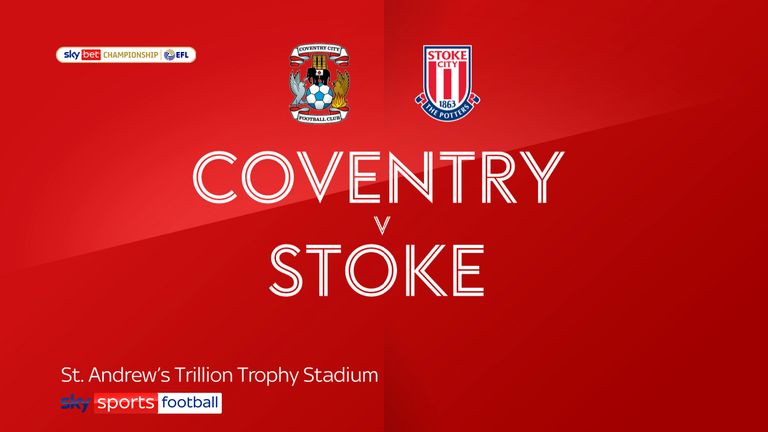 Coventry v Stoke badge