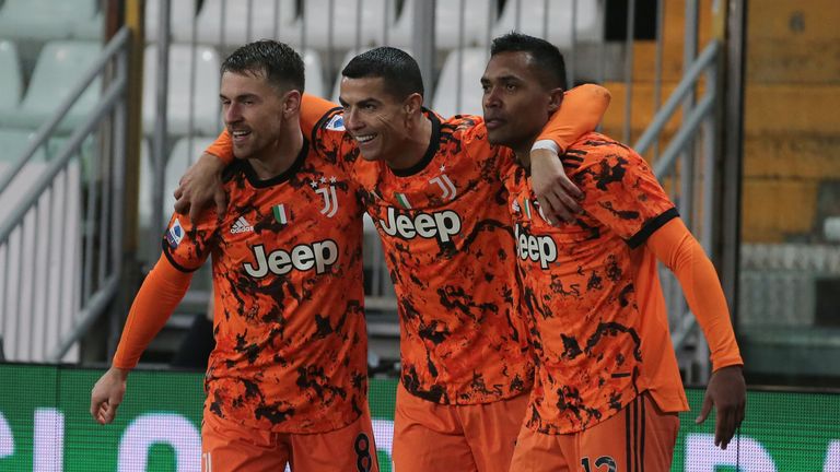 Juventus hammered Parma with Cristiano Ronaldo scoring twice