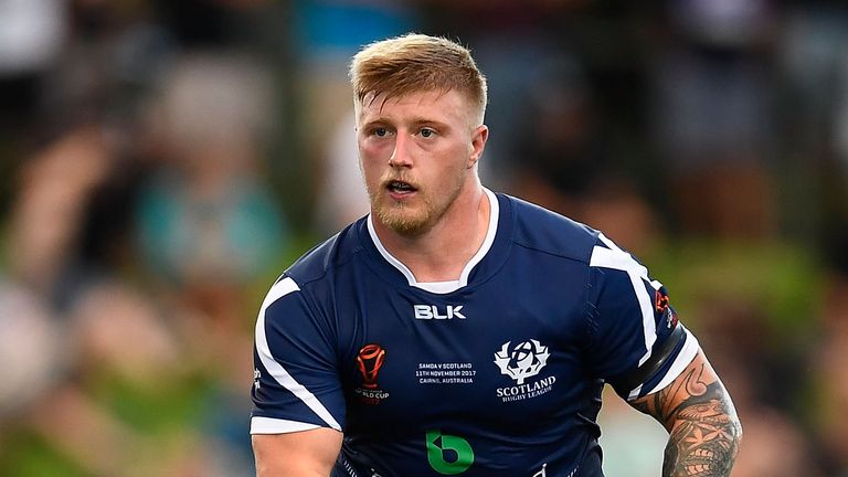 during the 2017 Rugby League World Cup match between Samoa and Scotland at Barlow Park on November 11, 2017 in Cairns, Australia.