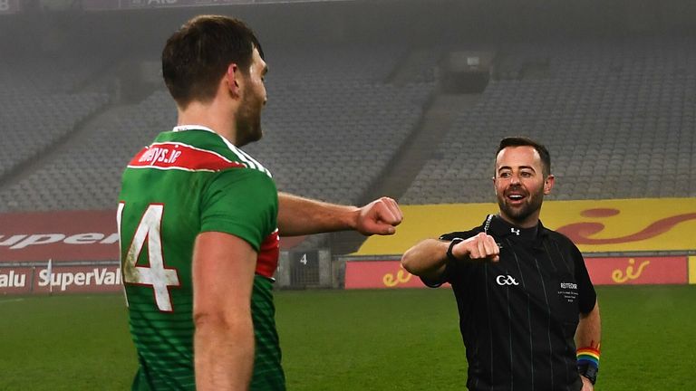 Players from both Mayo and Tipperary joined Gough by donning the laces