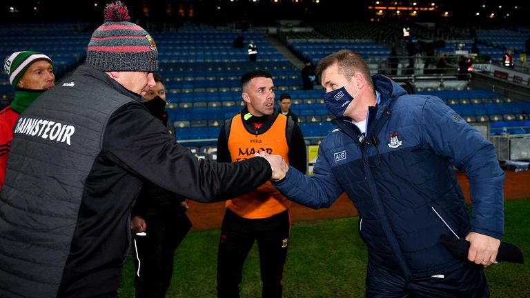 Horan congratulates Farrell at full-time