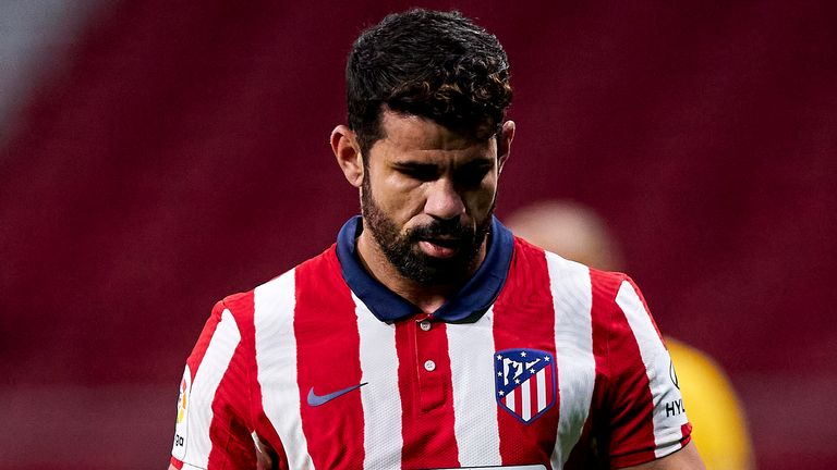 Diego Costa looks set to leave Atletico Madrid on a free transfer in the January transfer window                               
