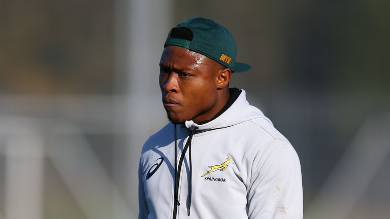 Dyantyi tested positive for three banned substances while at a Springboks training camp last July