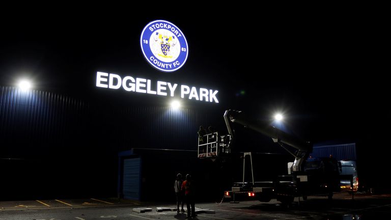 Edgeley Park, home of Stockport County [Credit: Stockport County]