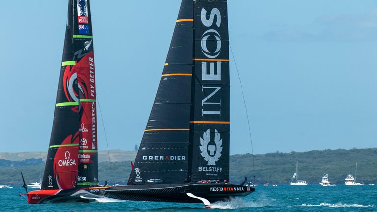 It's been a challenging period for INEOS TEAM UK (Image copyright: Emirates Team New Zealand)
