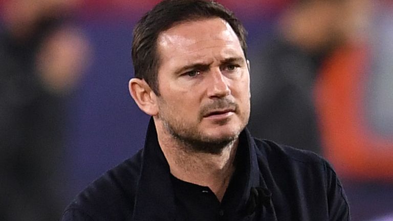 Chelsea head coach Frank Lampard