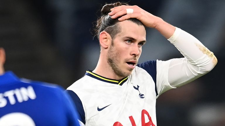 Gareth Bale came on at half-time against Leicester but couldn't turn it around for Spurs