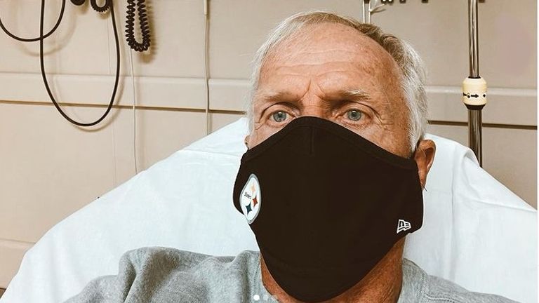 Greg Norman was admitted to hospital on Christmas Day