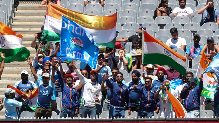India fans at MCG (Associated Press)