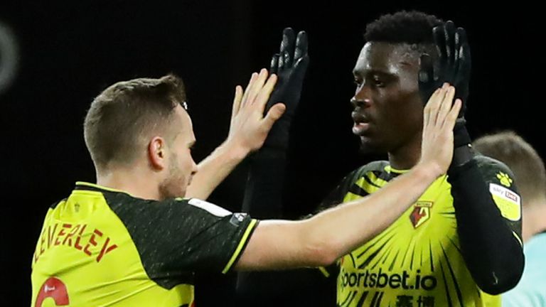 Ismaila Sarr scored the only goal in Watford&#39;s 1-0 win over Norwich