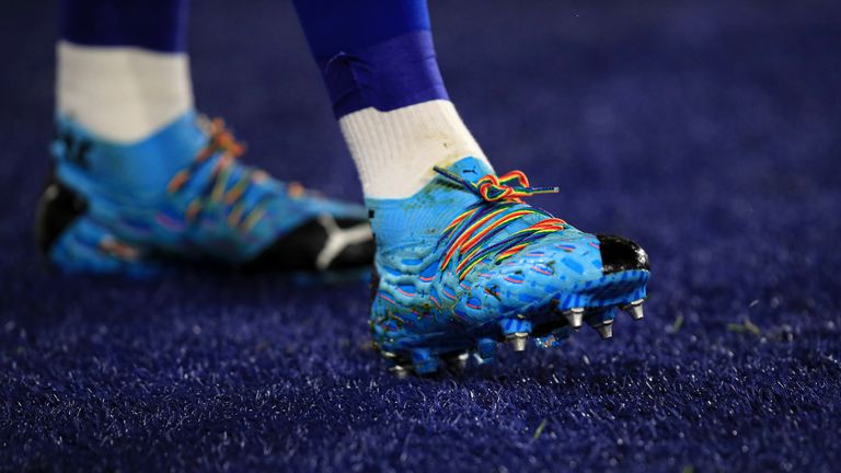 James Maddison, Rainbow Laces, Leicester 2019