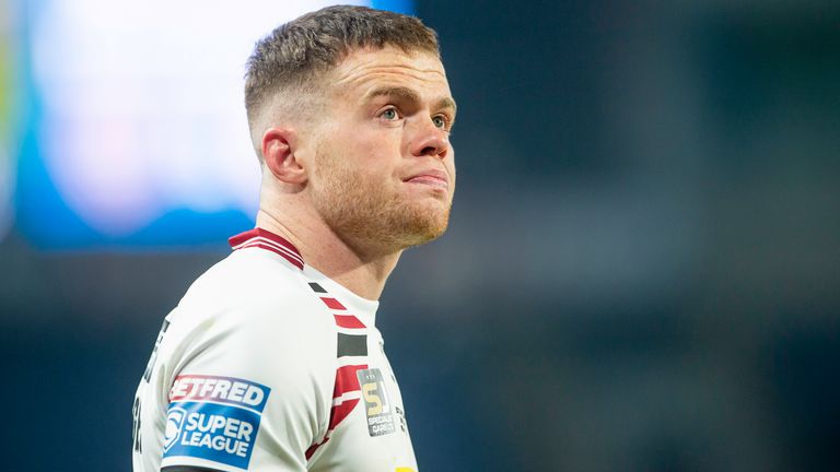 27/11/2020 - Rugby League - Betfred Super League Grand Final - Wigan Warriors v St Helens - KC Stadium, Kingston upon Hull, England - Joe Burgess.