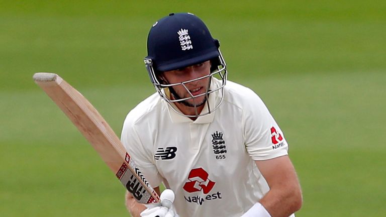 England's Joe Root batting during day four of the First Test match at the Emirates Old Trafford, Manchester. PA Photo. Issue date: Saturday August 8, 2020. See PA story CRICKET England. Photo credit should read: Lee Smith/NMC Pool/PA Wire. RESTRICTIONS: Editorial use only. No commercial use without prior written consent of the ECB. Still image use only. No moving images to emulate broadcast. No removing or obscuring of sponsor logos.