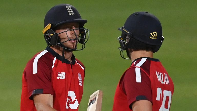 Jos Buttler and Dawid Malan shared an impressive century stand for England in the third T20I against South Africa
