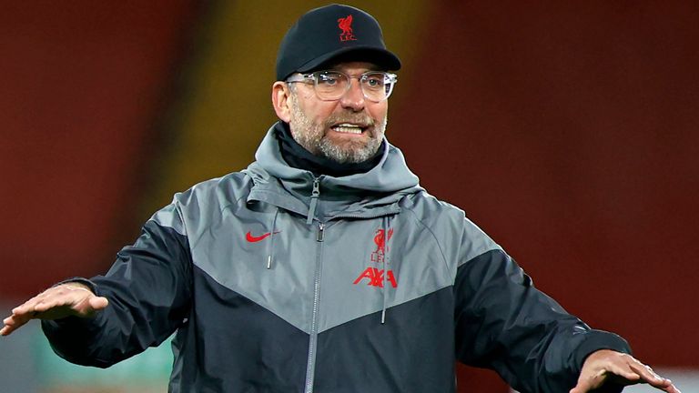 Liverpool manager Jurgen Klopp