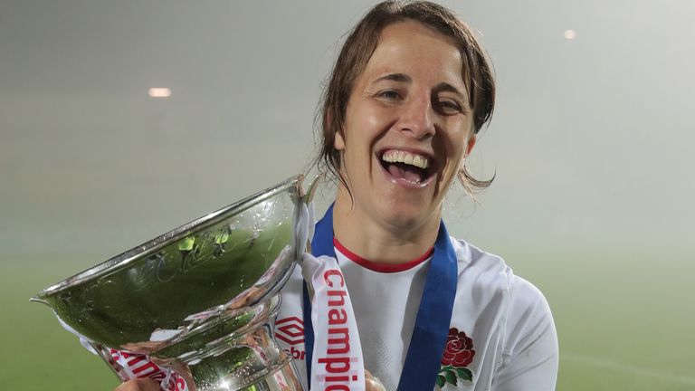 Katy Daley-Mclean won her eighth Six Nations Grand Slam title this year
