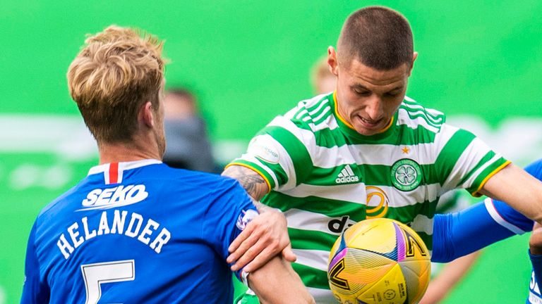 Celtic's Patryk Klimala (Poland) and Rangers' Filip Helander (Sweden) are from EU countries