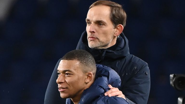 Kylian Mbappe took to social media to thank Tuchel