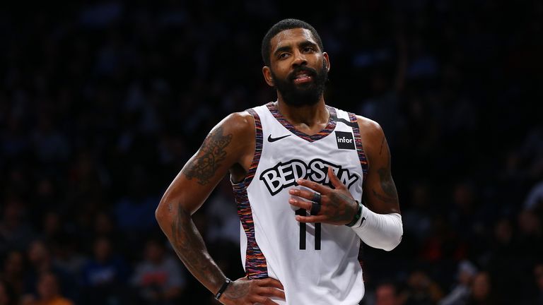 Kyrie Irving Guard And Brooklyn Nets Fined 25 000 Each For Breaking Nba Media Rules Nba News Sky Sports