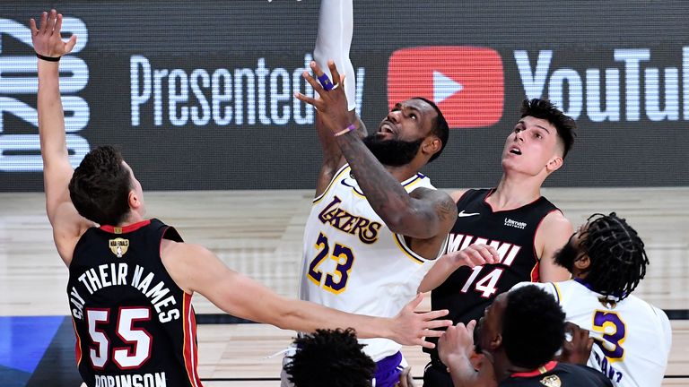 LeBron James helped the Los Angeles Lakers to glory in the NBA finals 