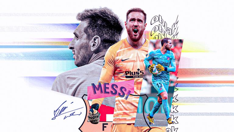 HOLD FOR FEATURE USE: Jan Oblak discussing what it is like to face Lionel Messi