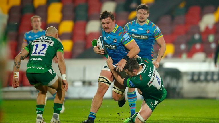 Leicester and London Irish have both been awarded two points 