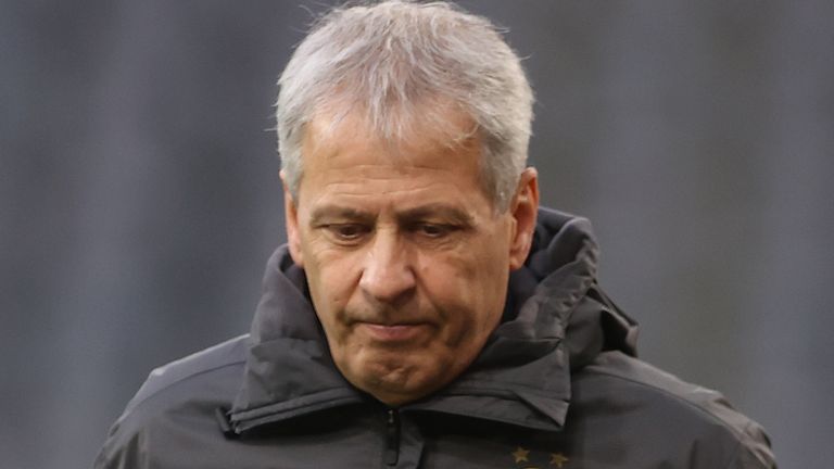 Lucien Favre took charge at Borussia Dortmund in July 2018 after leaving Nice