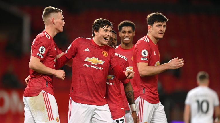 Manchester United thrashed Leeds at Old Trafford
