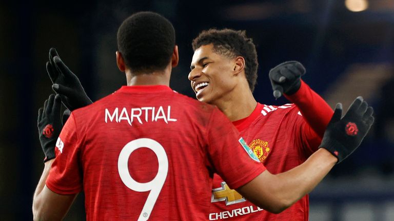 Anthony Martial rounded off the win with the last kick off the game