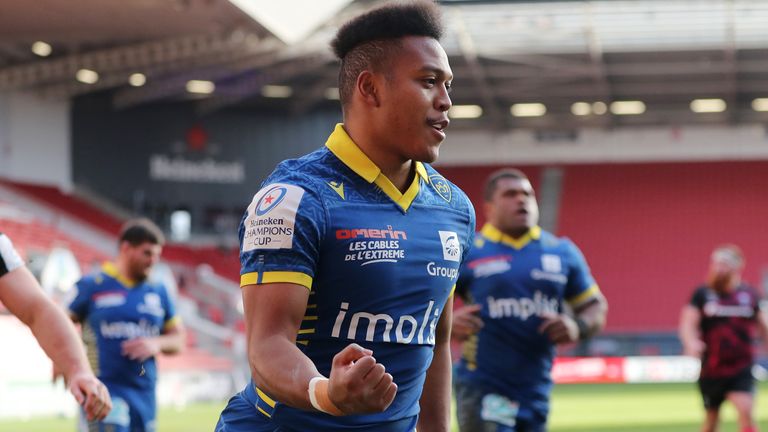 Japan international Kotaro Matsushima scored a hat-trick as a fantastic Clermont display saw them blow Bristol away 